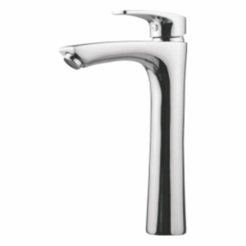 Single Lever Basin Mixer Jumbo 600 mm Long SS Braided Hose Chrome